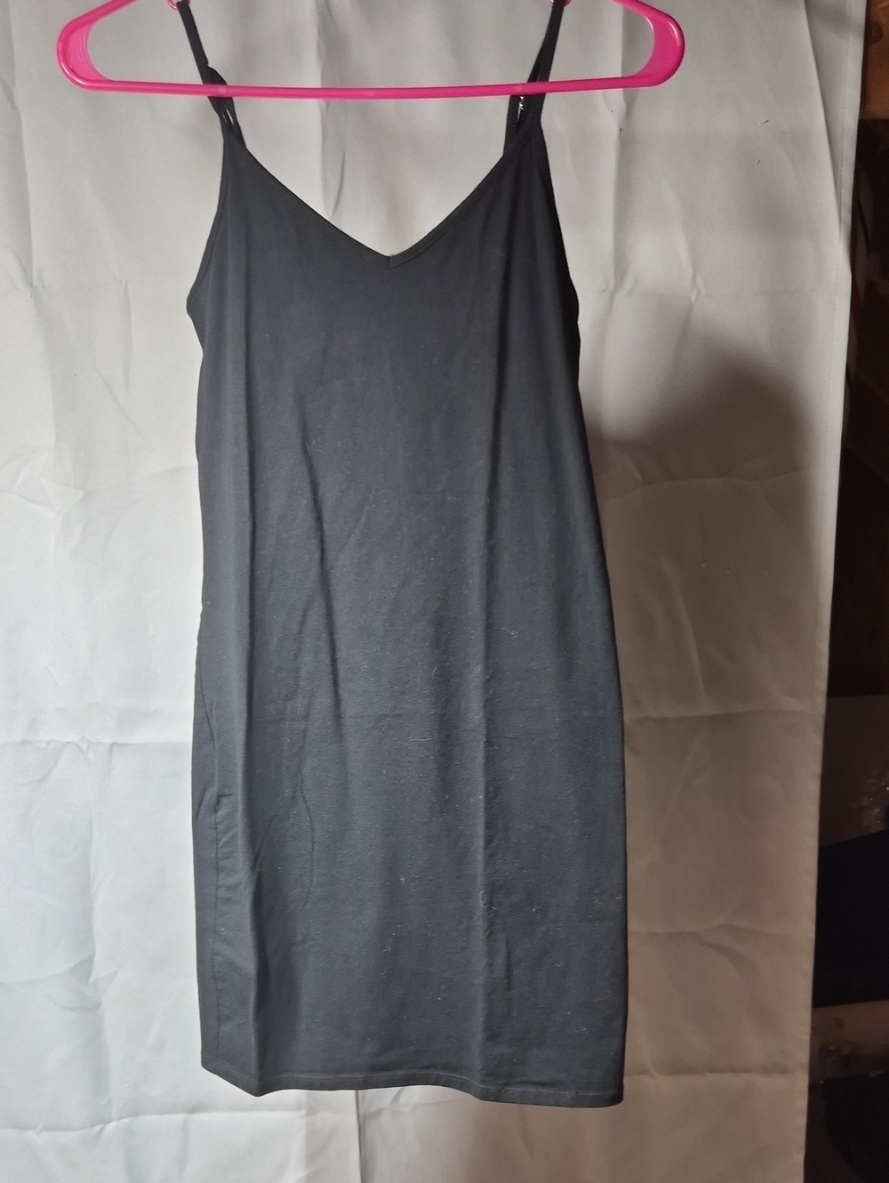 wild fable Black Mini Slip Dress